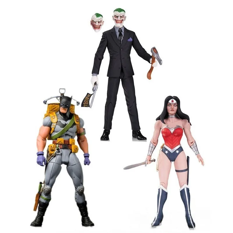 

Dc Comics Hero Designer Justice League Hanger Batman Final Joker Wonder Woman Doll Figure Model Collection Toys