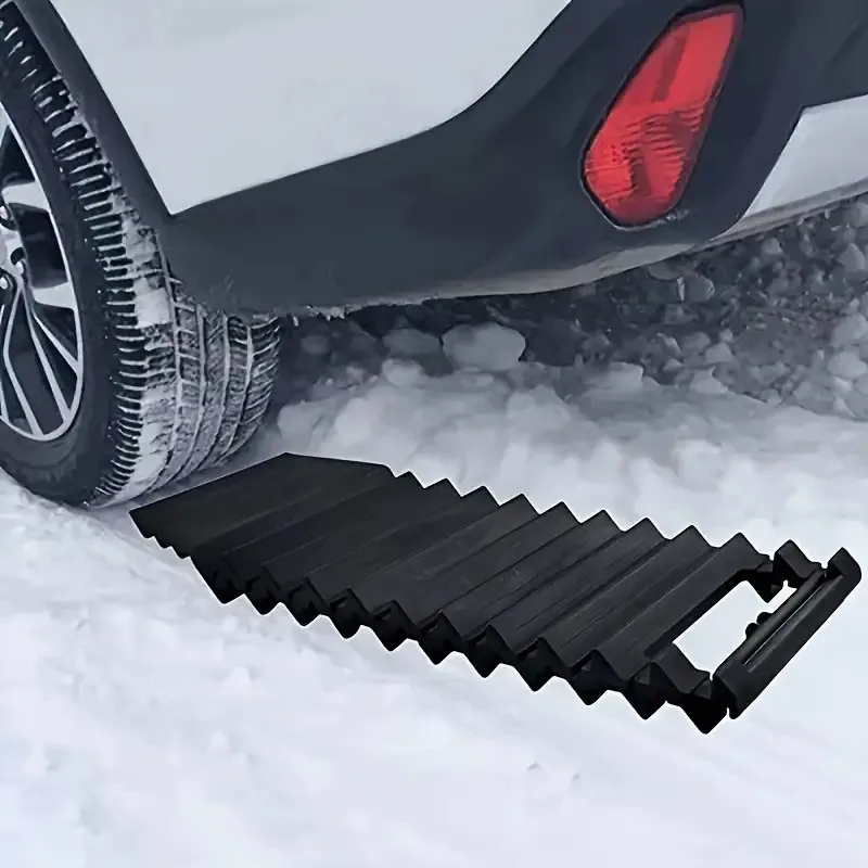 Portable Anti-Skid Traction Mat, Car ATV Tire Rescue Board for Ice Mud Sand, Wear Resistant Emergency Auto Accessory