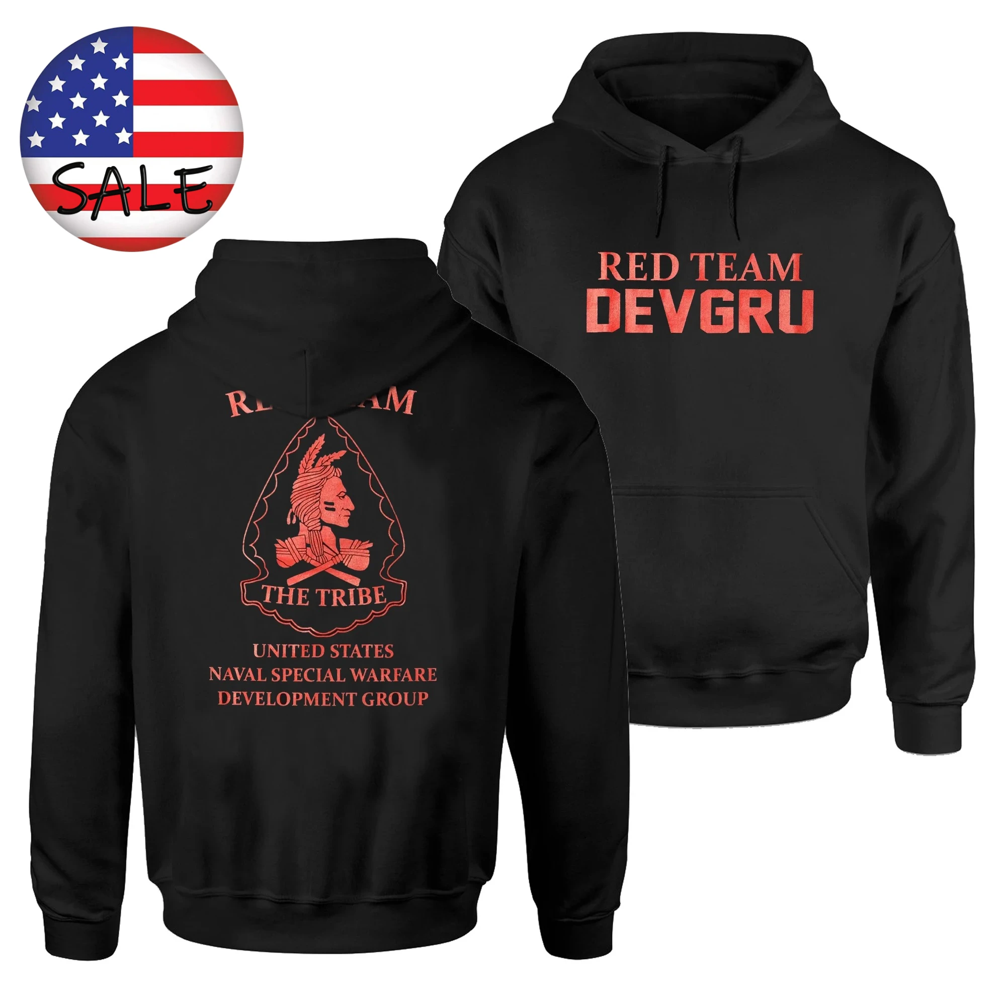 

Naval Seals NSWDG Seal Team 6 The Tribe Red Squad Pullover Hoodie New 100% Cotton Comfortable Casual Mens Sweatshirt Streetwear
