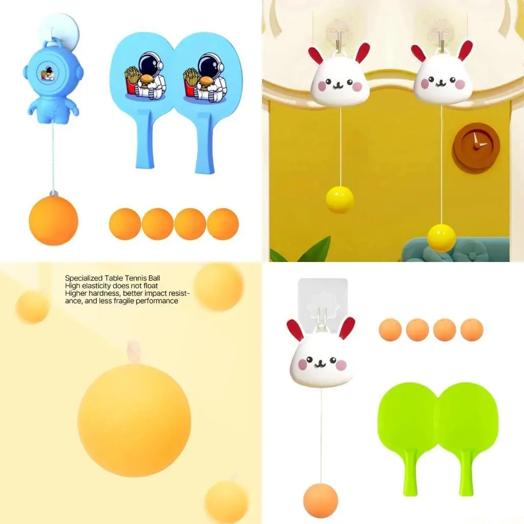 

U2JB Portable Table Tennis Exerciser Indoor Hanging Table Tennis Trainer