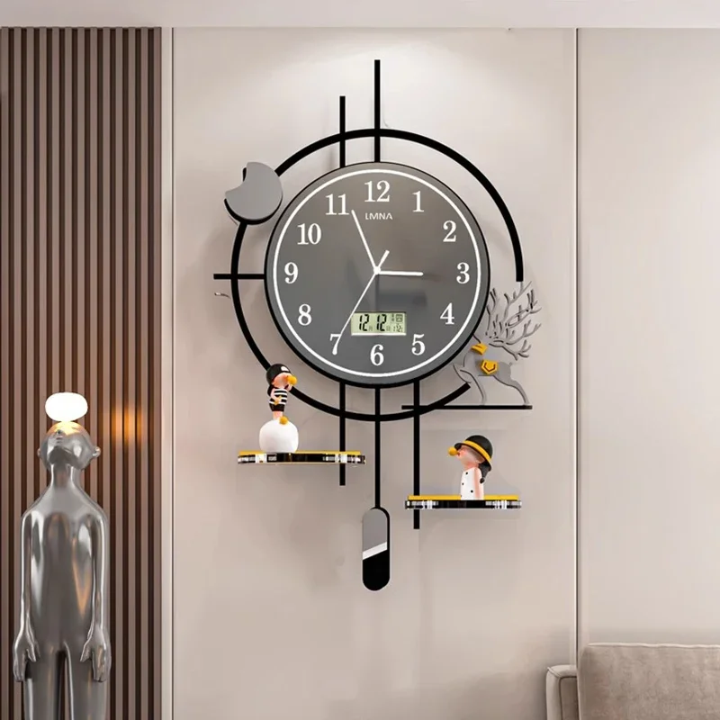 

Decoration Fitment Wall Clock Bedroom Special Home Decor Living Room Study Wall Clock Minimalism Fashion Reloj De Pared Sala