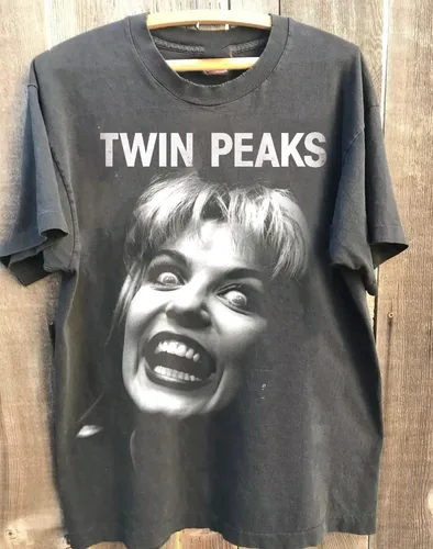 Twin Peaks Laura Palmer carbón Unisex estilo clásico camiseta vtg S-5XL K486