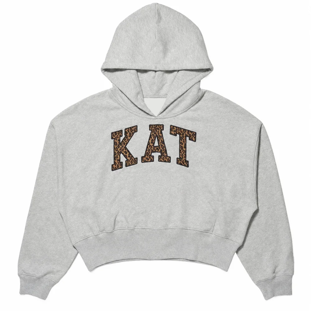 2026 New Men Women Kids KATSEYE Double Sided Print Hoodie Concert Merch Outfit Fan Streetwear Hooded Sweatshirt Leopard Letter
