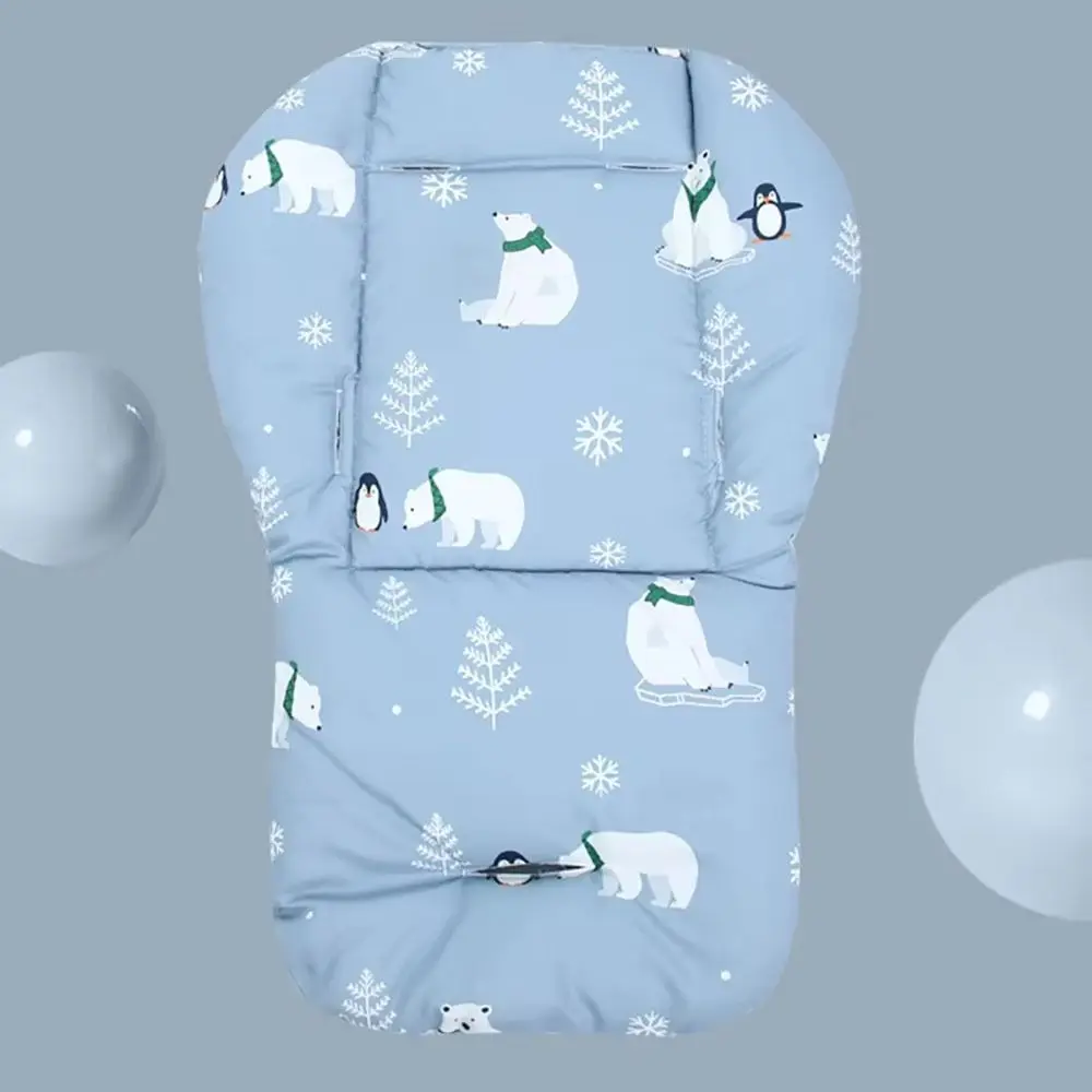 1Pcs Pram Buggy Stroller Cushion Stroller Accessories for All Seasons Baby Stroller Seat Pad Universal Cartoon Pattern