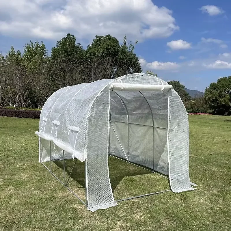 Mini Portable Metal Frame Eco-Friendly Waterproof Dustproof Garden Greenhouse for Seedling Cultivation and Plant Care