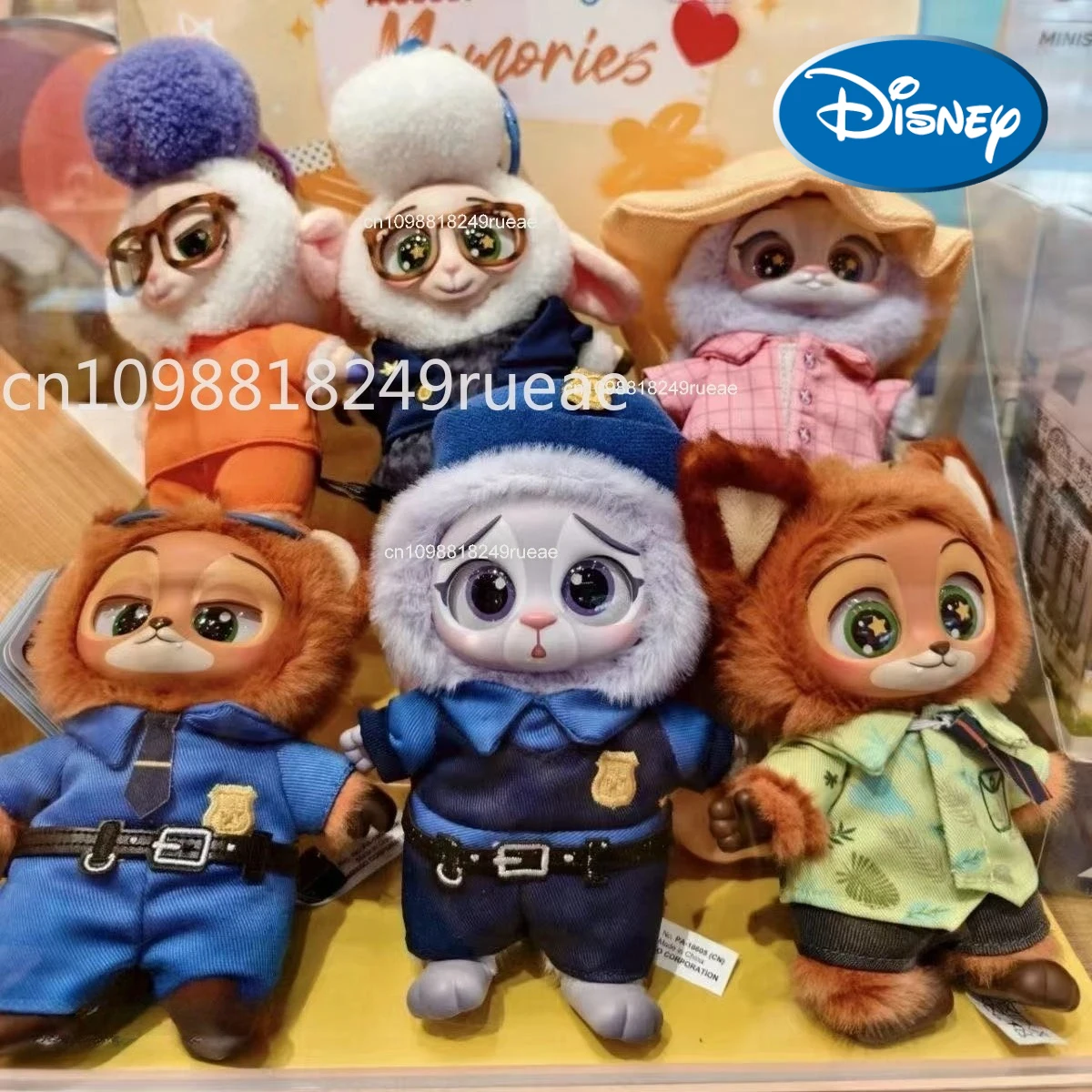 

In Stock MINISO Disney Zootopia Vinyl Blind Box - Cute Cartoon Character Bag Pendants & Figurines Toy Gift