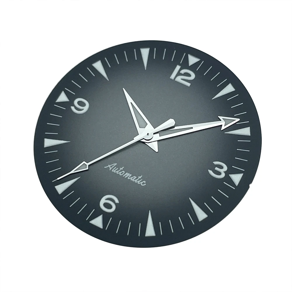 31 مللي متر قرص ساعة معقمة + أجزاء يدوية لـ NH38A NH35A Rail Master Homage BGW9 Lume متدرجة اللون