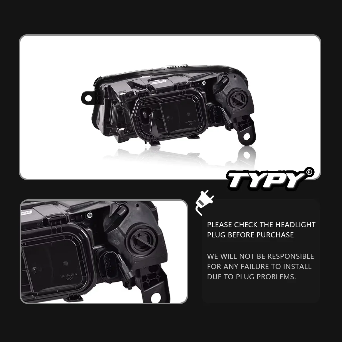 

TYPY Car For Audi A6L Headlight 2009-2012 Upgrade Modified to New DRL Dynamic Turn Signal LED Headlight Auto Accessories