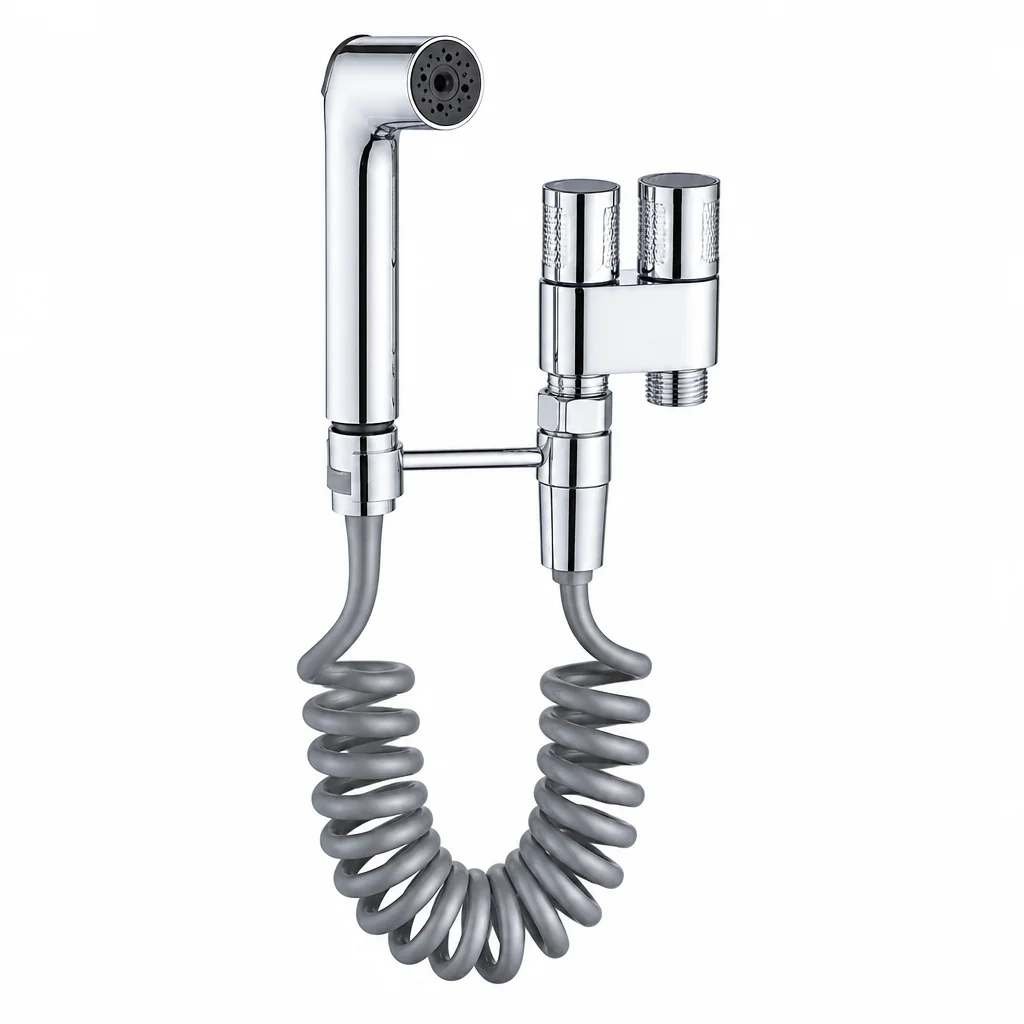 Toilet Cleaning Spray Gun,Modern Toilet Spray Gun Portable Jet Fresh Water Shower Holder Floor Mounted No Drilling High Pressure