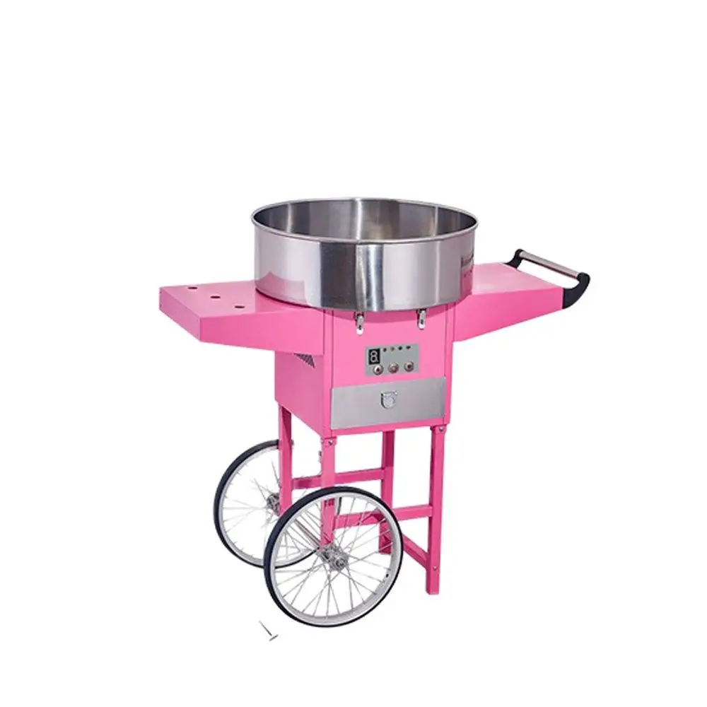 Fancy Candy Floss Machine Commercial Cart Cotton Candy Machine Stall Marshmallow Children Gift DIY Cotton Candy Machine