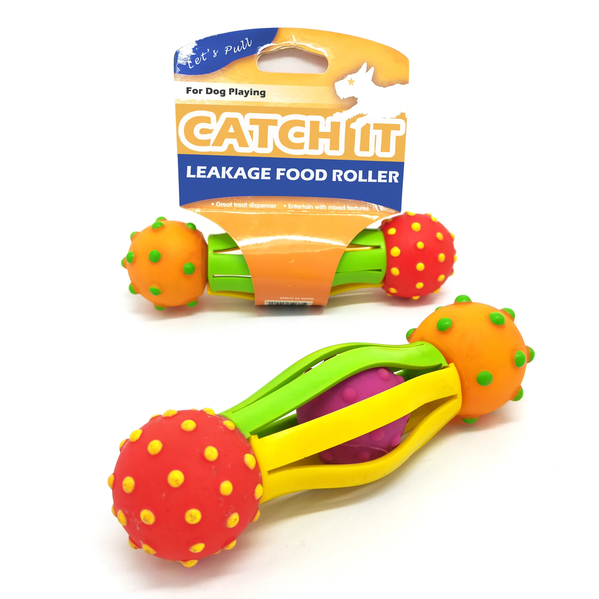 

New Dog Bite Leakage Drum Toy Induces Dog Training, Teeth Grinding and Cleaning Toy Puzzle