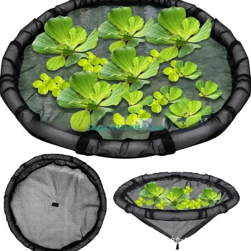 R53F Floating Pond Plant Protector Fish Barrier Meshing Garden Protective Net