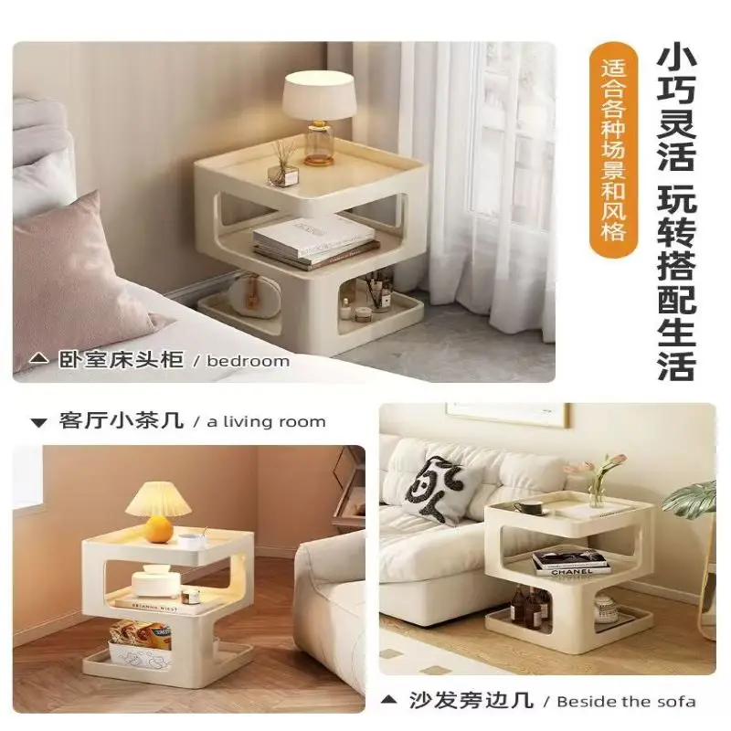 

Creative Sofa Side Cabinet Storage Table Simple Coffee Table Bedroom Simple Bedside Table