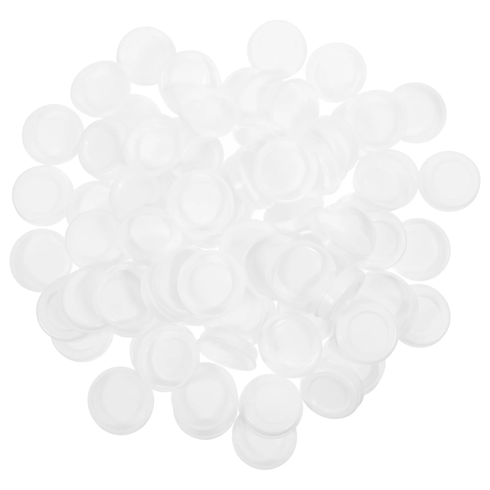 100 قطعة من البلاستيك أنبوب بريد نهاية قبعات آمنة المقابس المستديرة لأنابيب الورق المشارك اللوحة أنبوب قبعات نهاية مستديرة المقابس