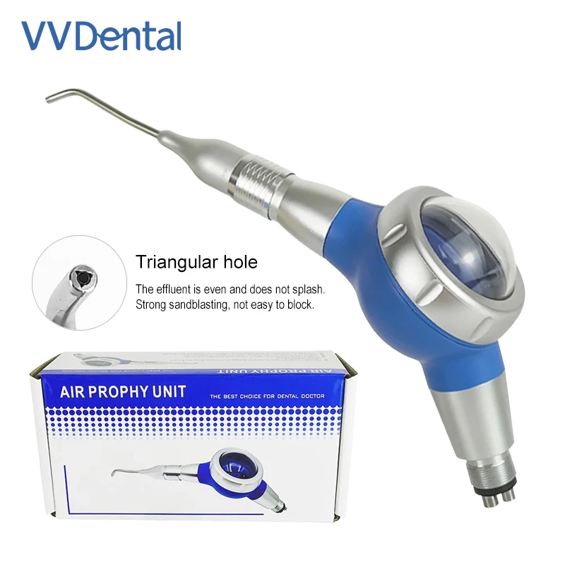 Anti‑Backflow Dental Air Prophy Unit Air Polisher Handpiece for Implant Maintenance Teeth Polishing Dentist Instrument