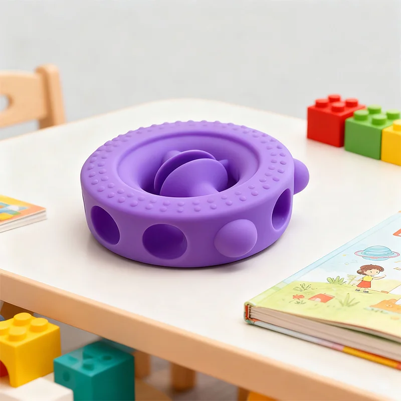 قابض يدوي من السيليكون مقاوم للماء وسهل التنظيف، وتوزيع الضغط حتى، وقبضة مريحة، ولعبة تخفيف التوتر #5