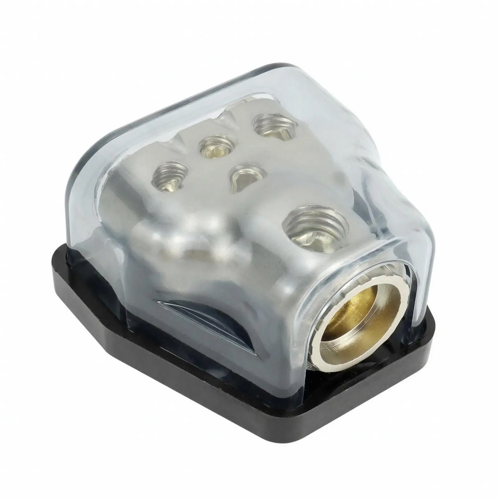 Power Distribution Block with Cover Four-Way Wiring Distribution Box