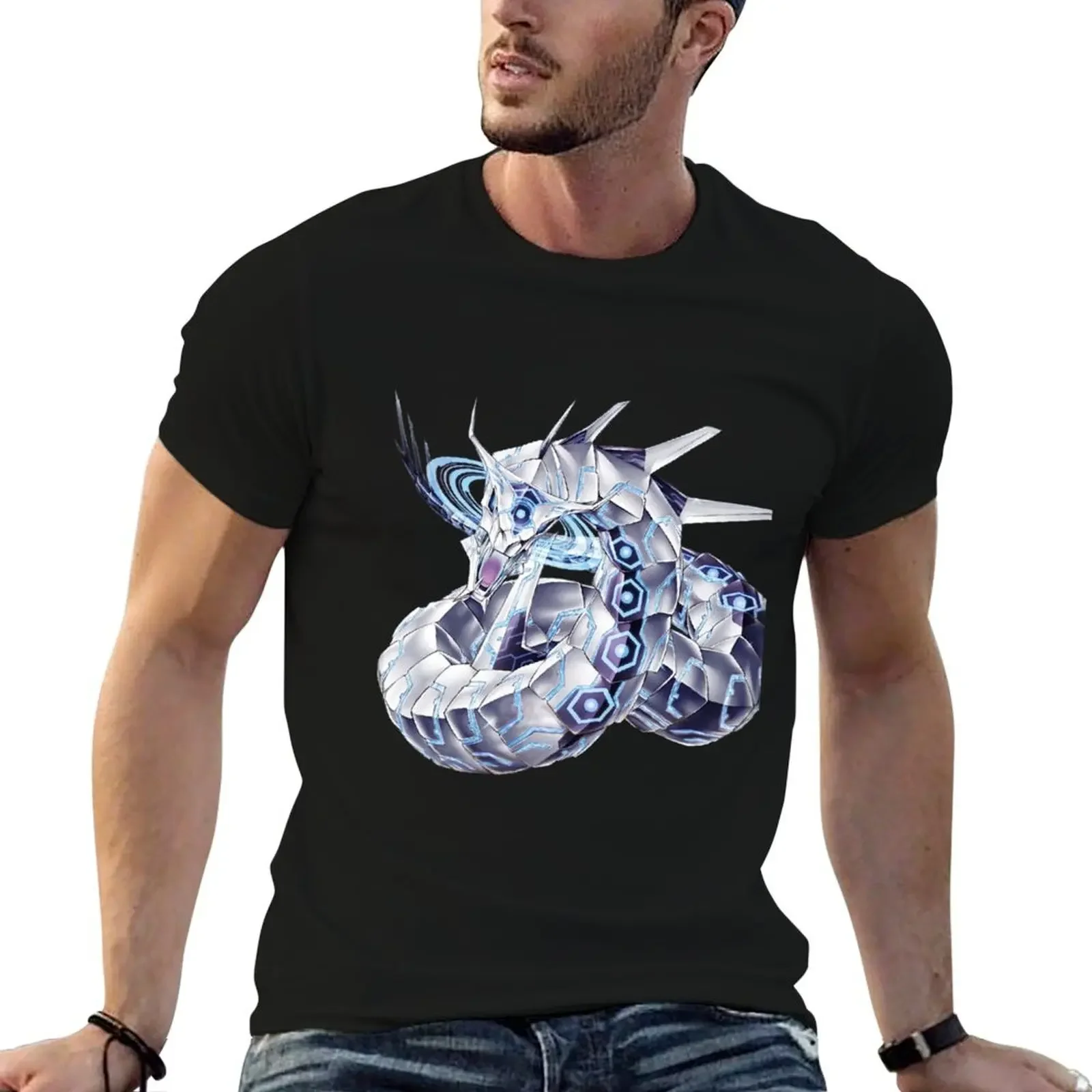 

Cyber Dragon Sieger T-Shirt luxury designer animal prinfor boys korean fashion summer 2025 Men's cotton t-shirt