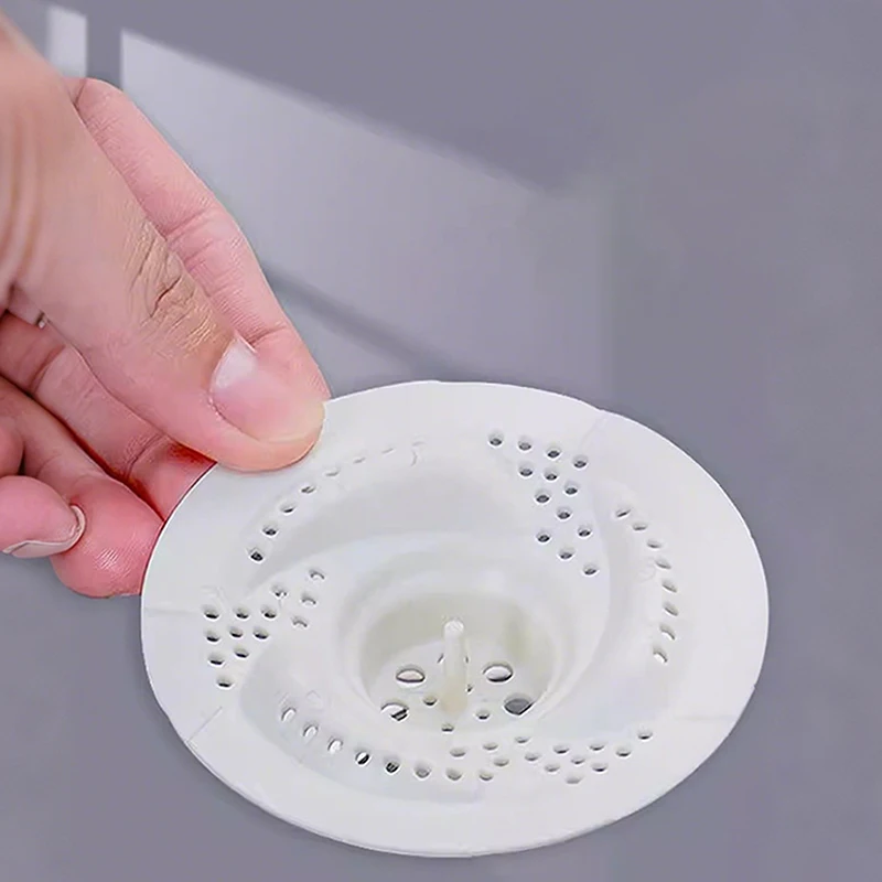 [YY35]New Household Vortex Floor Drain Filter Bathroom Sewer Hair Filter Toilet Drainage Anti-hair Universal