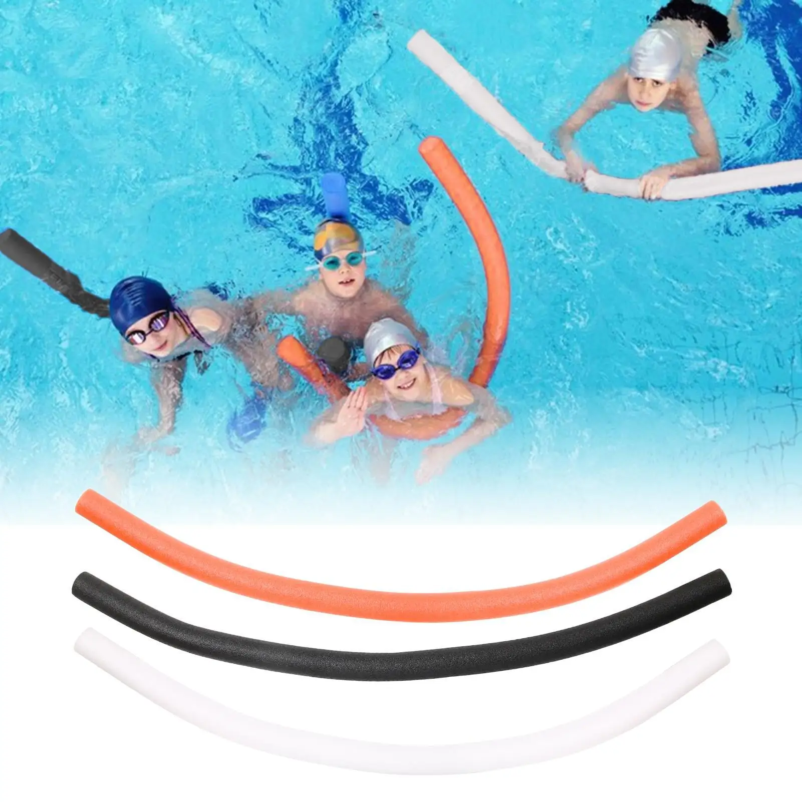 Swimming Pool Noodle Stick Kid Buoyancy Stick Swimming Aid Foam Stick Colorful Float Aid Foam Kids Adult Pool Accessories