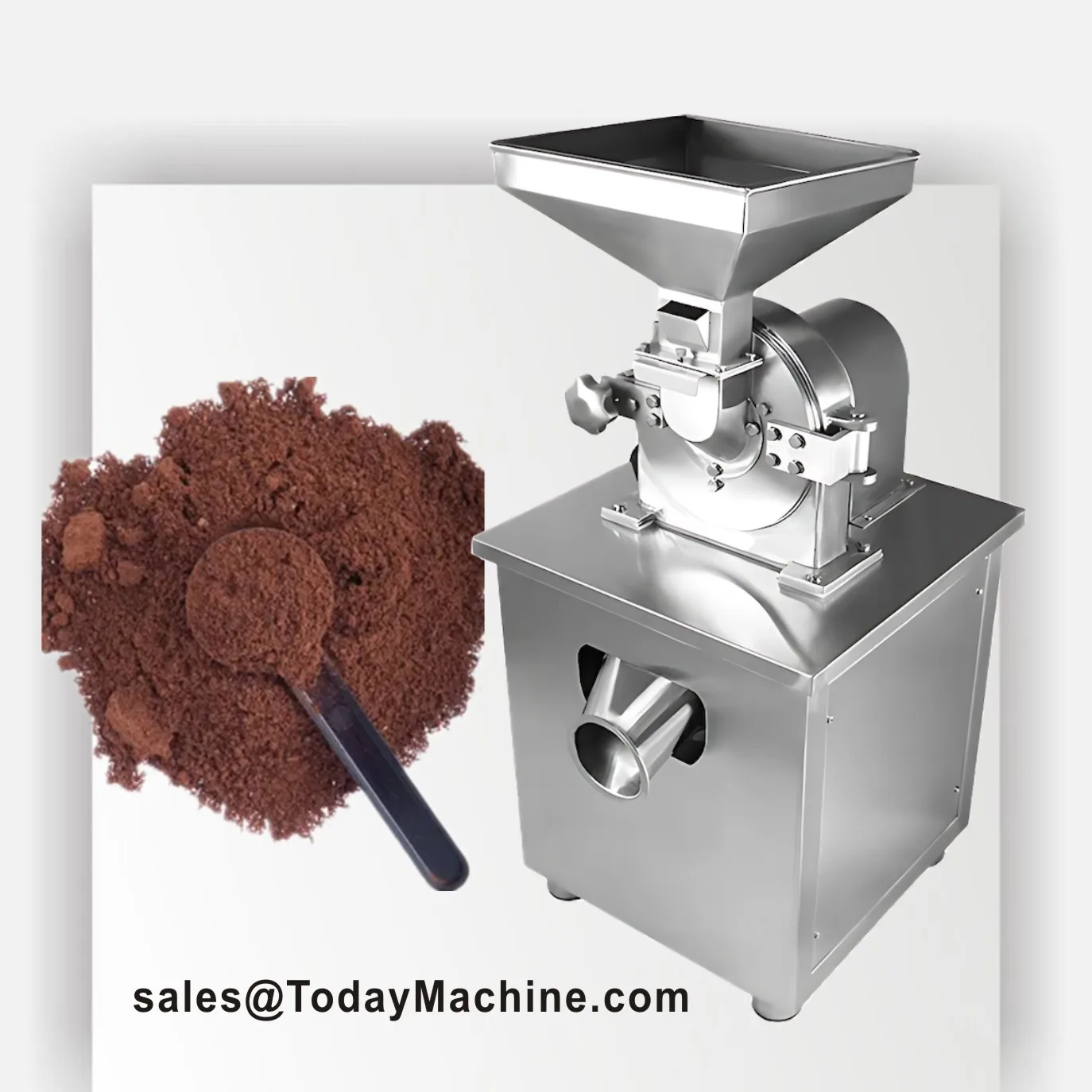 

304 Stainless Steel Tea Moringa Leaf Crushing Powder Making Machine Grinder Cassava Leaves Masala Grinding Machine