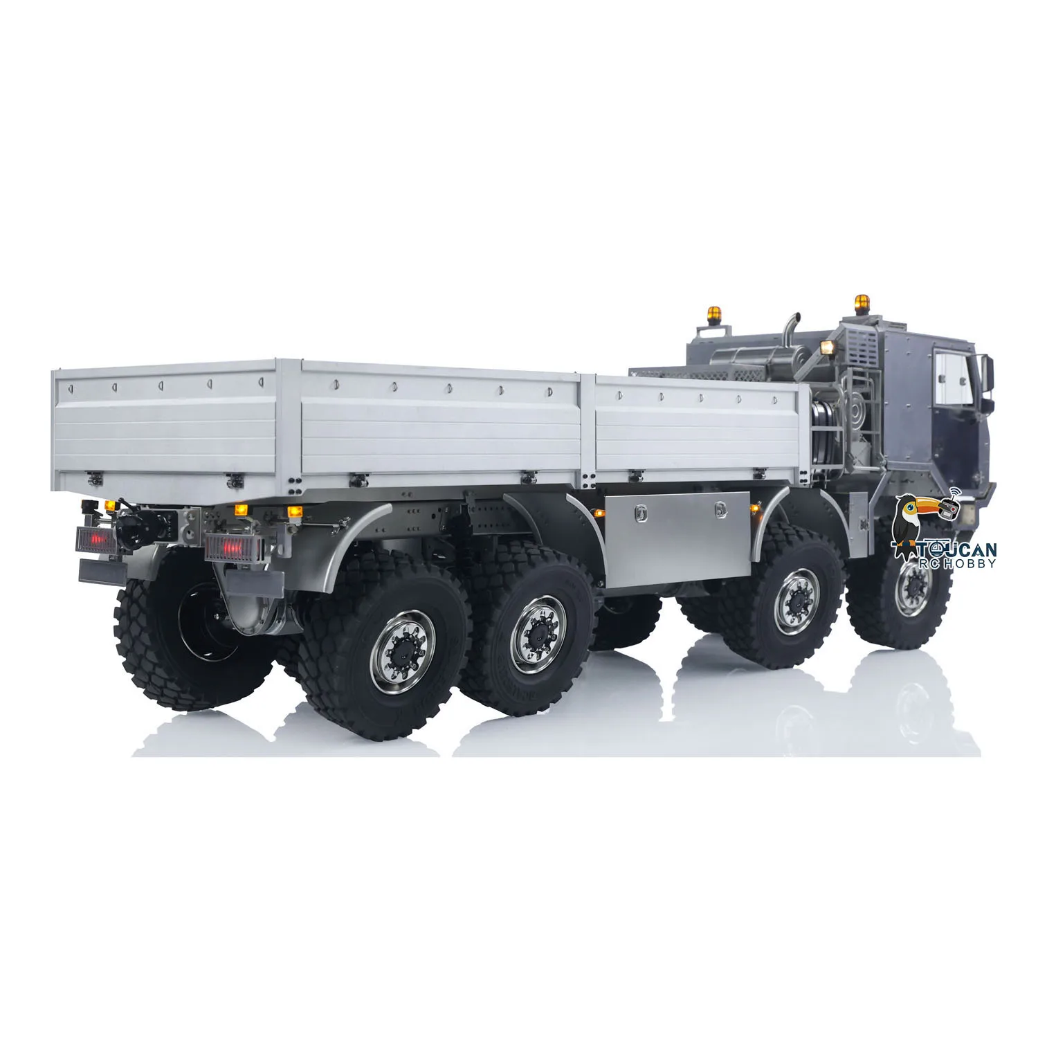 ScaleC RCミリタリートラック T815 1/14 8x8 メタルリモートコントロールオフロードRCクローラー 3スピードライトサウンドシステム ST8 RCおもちゃモデル