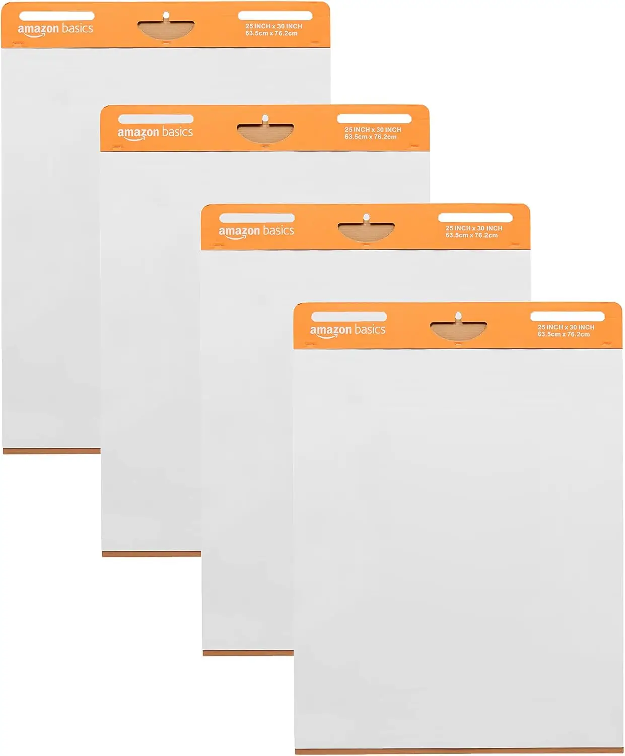 

Sticky Easel Pads for Presentations, 25 x 30 Inch, Whiteboard-Compatible, 4-Pack, Removable Adhesive