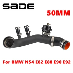 Air Intake Turbocharge Pipe Kit 50MM Pressure Relief Valve For BMW N54 E82 E88 E90 E92 135i 335i Car Engine Parts