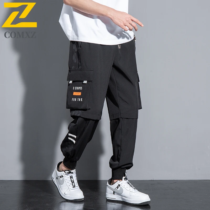 Man Cargo Pants New Trend Casual Exercise Training Running Sweatpants Outdoor Mountain Adventure Lightweight Brand Trousers