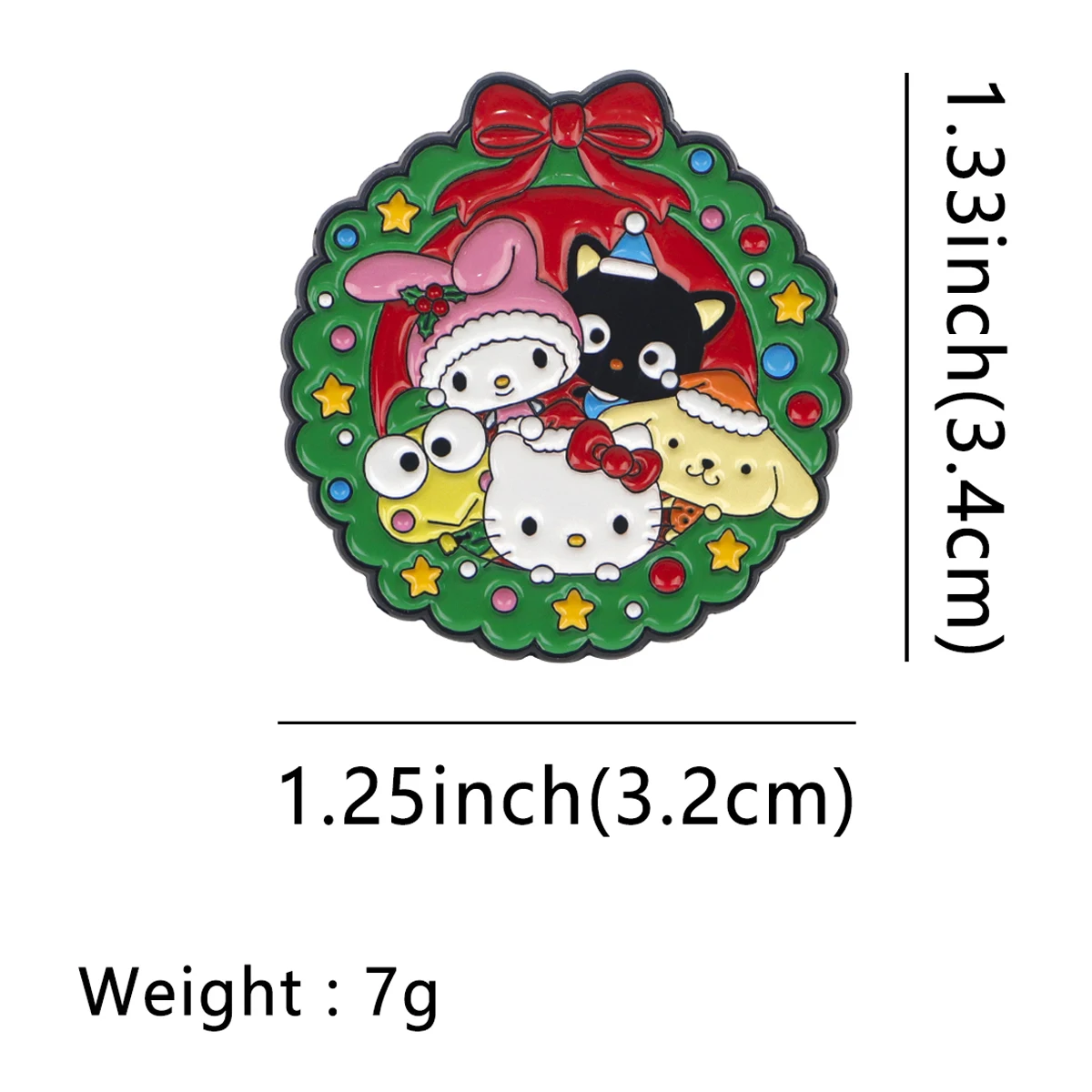 Cute Cat Enamel Pin Badges on Backpack Brooches for Women Anime Lapel Pins Cosplay Accessories Toys Gift Christmas Decoration