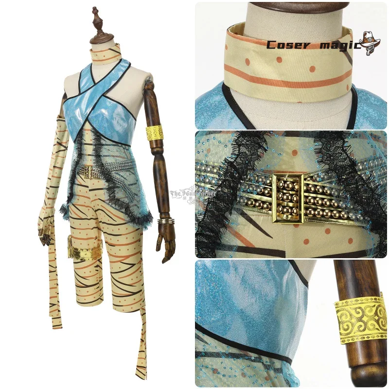 

Cleo De Nile Cosplay Costume Uniform Halloween Carnival Party Christmas Play Role Clothes Clothing