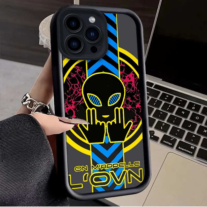Rapper JuL C'est Pas Des Lol Phone Case for OPPO A5 A7 A16 A17 A38 A53 A54 A55 A58 A72 A74 A76 A78 A94 A98 4G 5G Cover image 2