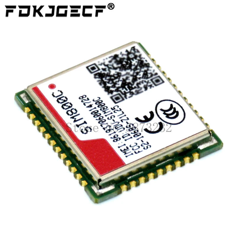 SIM800C SIMCOM GSM/GPRS With small size in LCC interface and play high performance 24M / 32M Bluetooth