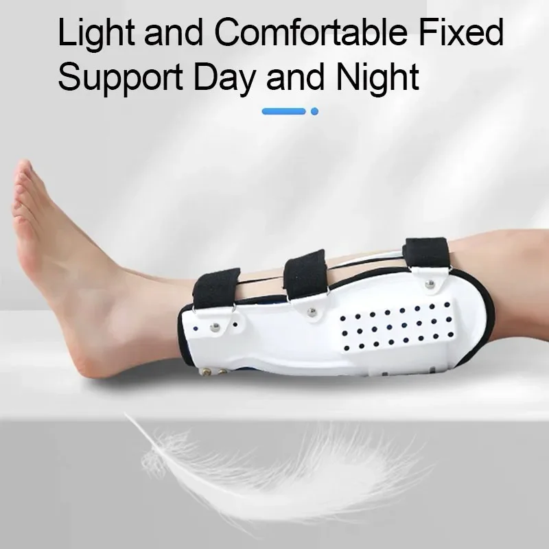 1 pz supporto per fissaggio della frattura delle gambe-per distorsione del polpaccio legamento strappo riabilitazione plantari supporto delle gambe