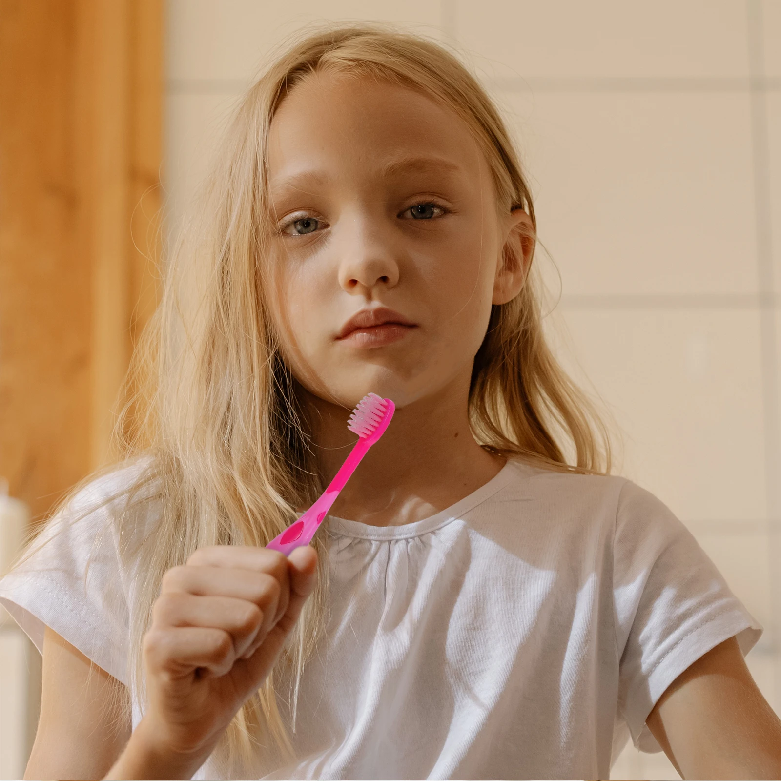 

6pcs Kids Toothbrush Cartoon Deer Soft Bristles Baby Toddler Teeth Brush in Bright Colors Safe Materials Bulk Pack