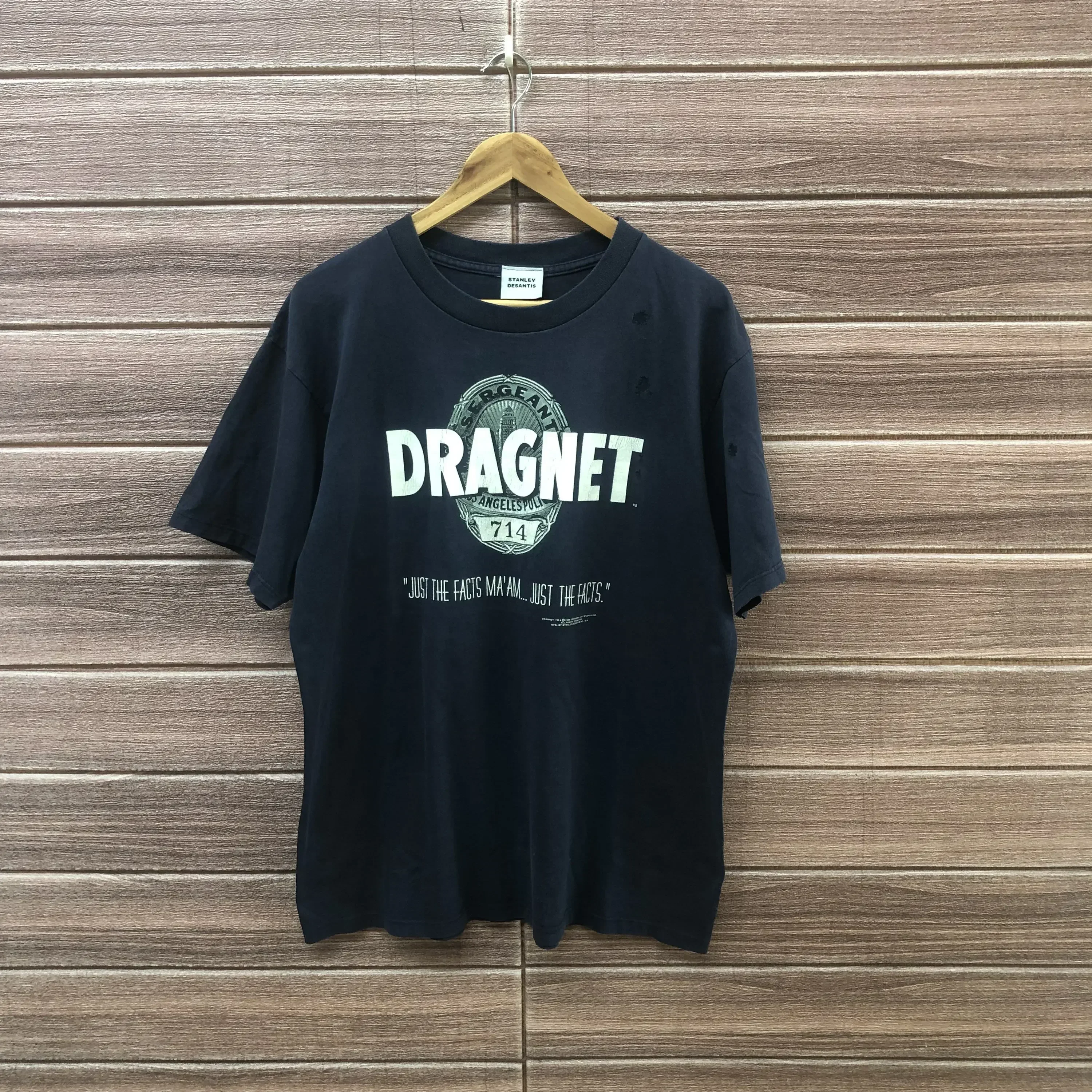 Vintage 90s Dragnet Just the Facts Maam Shirt / Old American