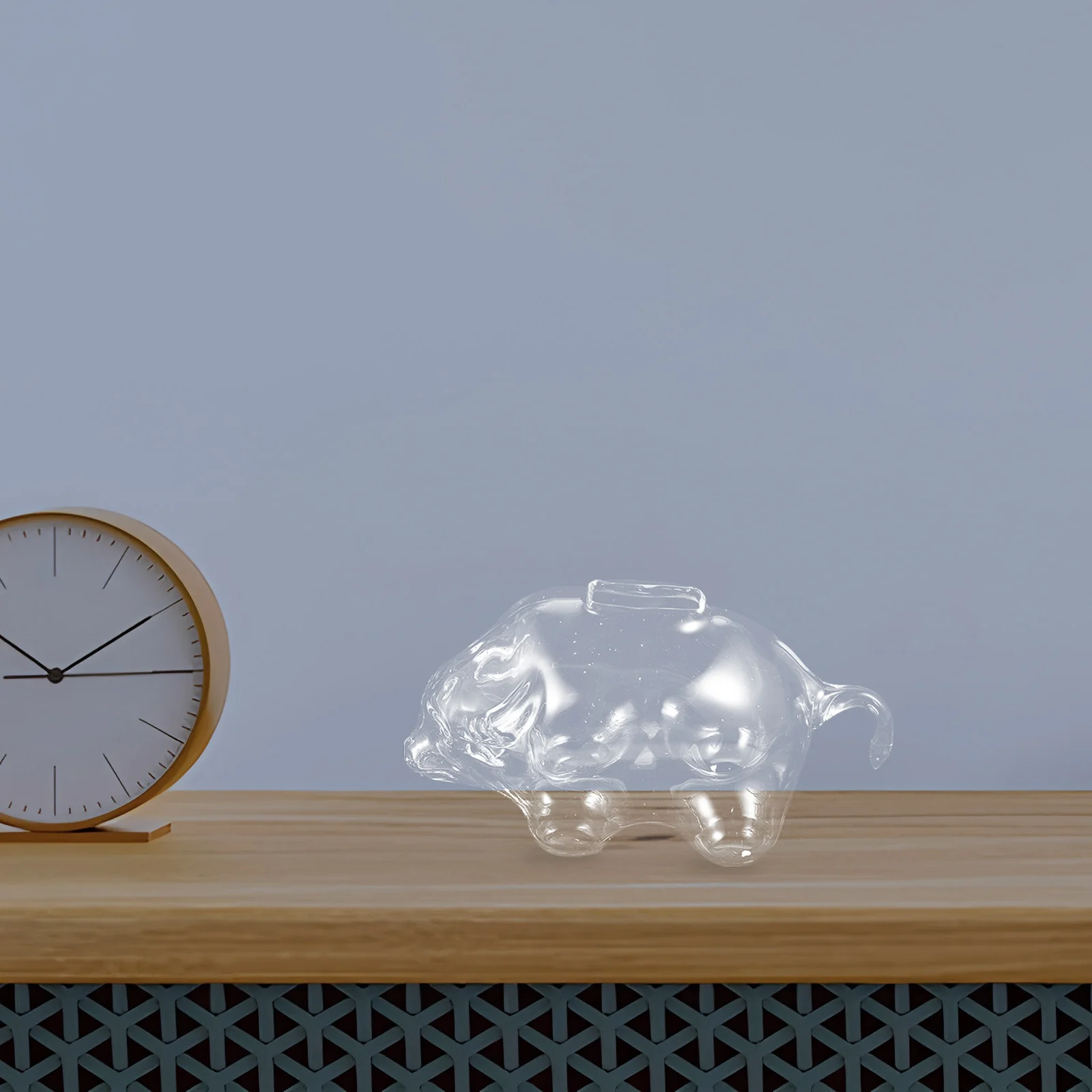 

Glass Savings Jar Clear Airtight Container Kitchen Storage Food Preservation Sealed Canister Decorative Home Organizer