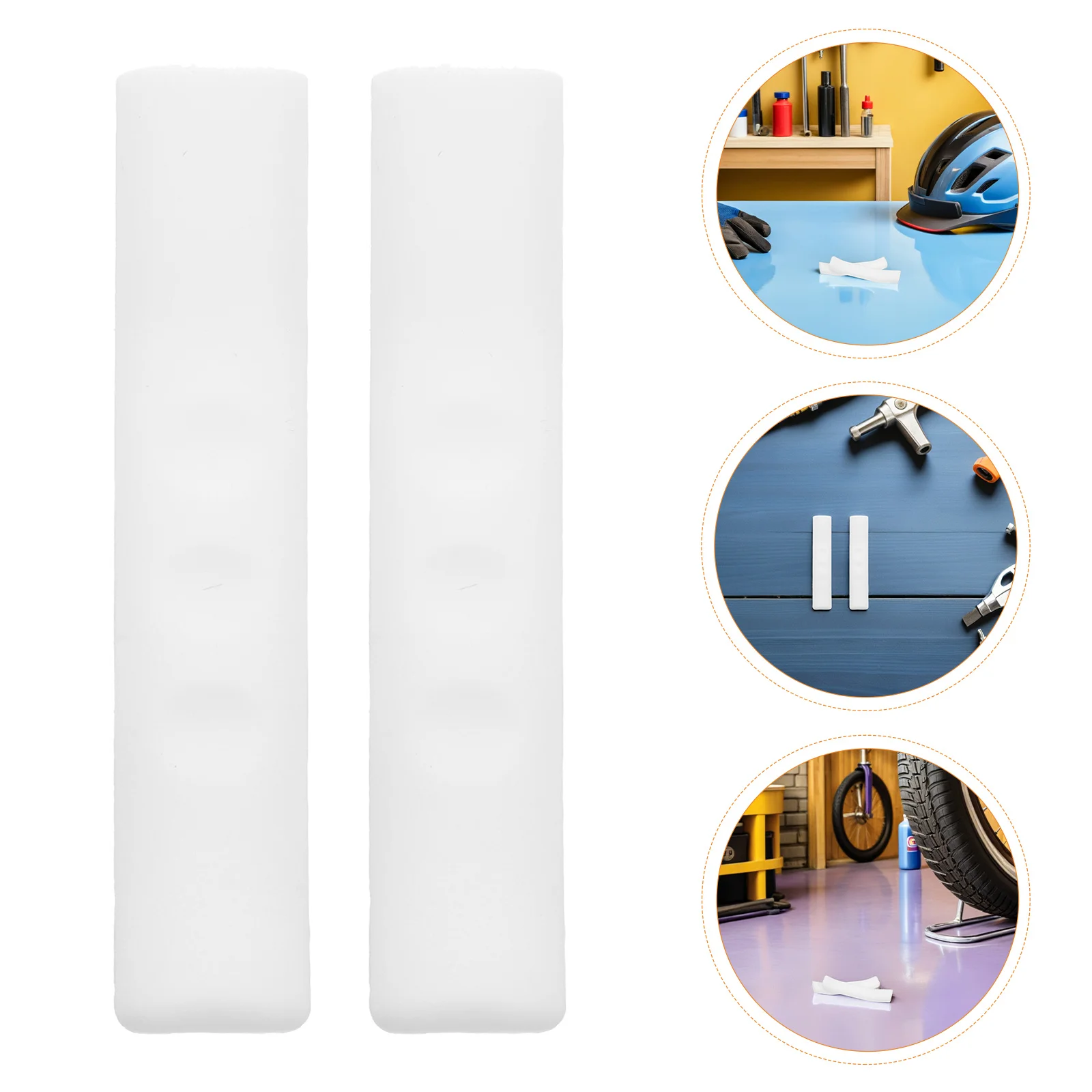 

3Pairs Bike Brake Lever Silicone Covers White Nonslip Grip Protectors for Mountain Road Folding Urban Bikes Cycling