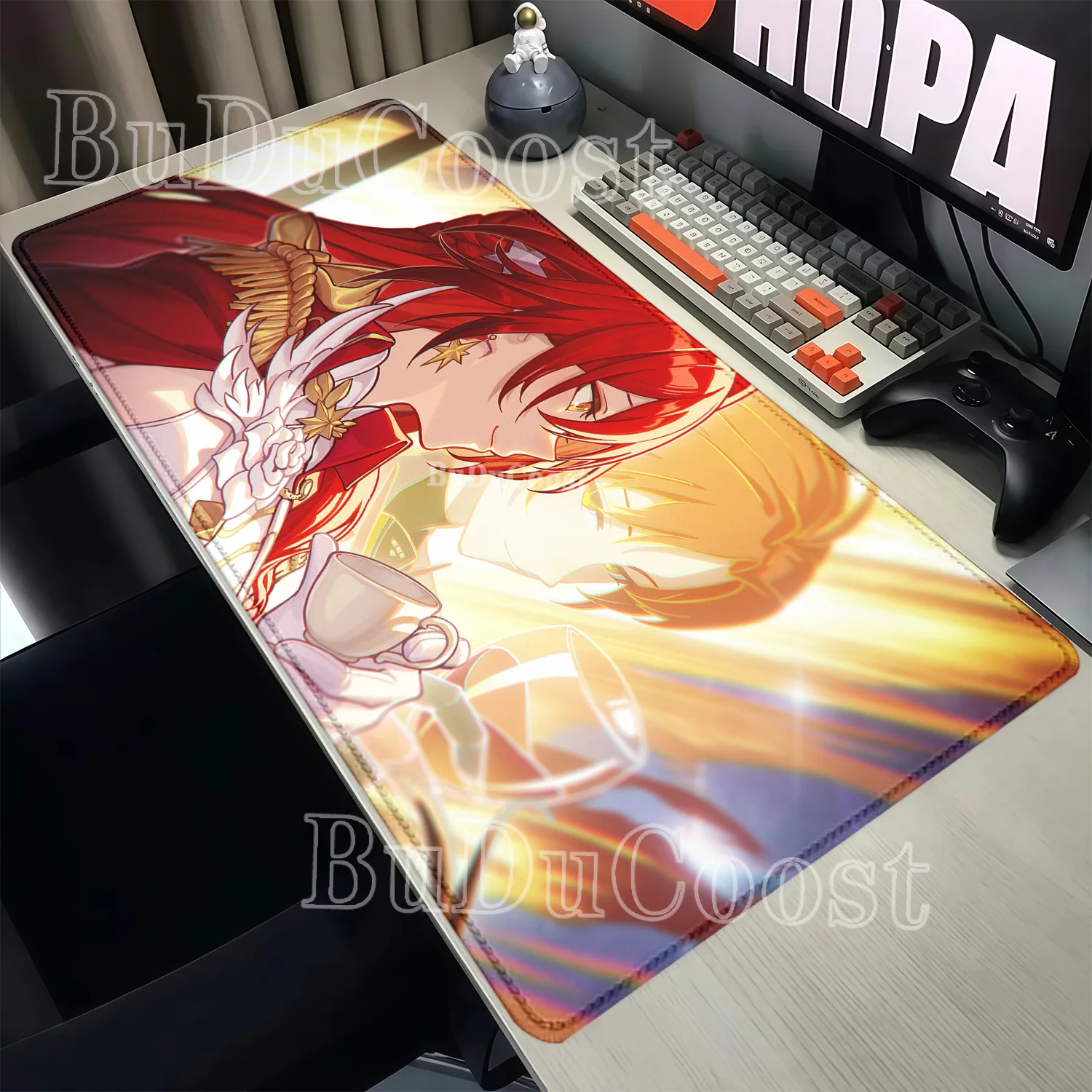 Mousepad HD Printing Himeko Nova Honkai Star Rail HSR Anime Girl Keyboard Mouse Pad Gaming Non-slip Office Accessories Desk Mat