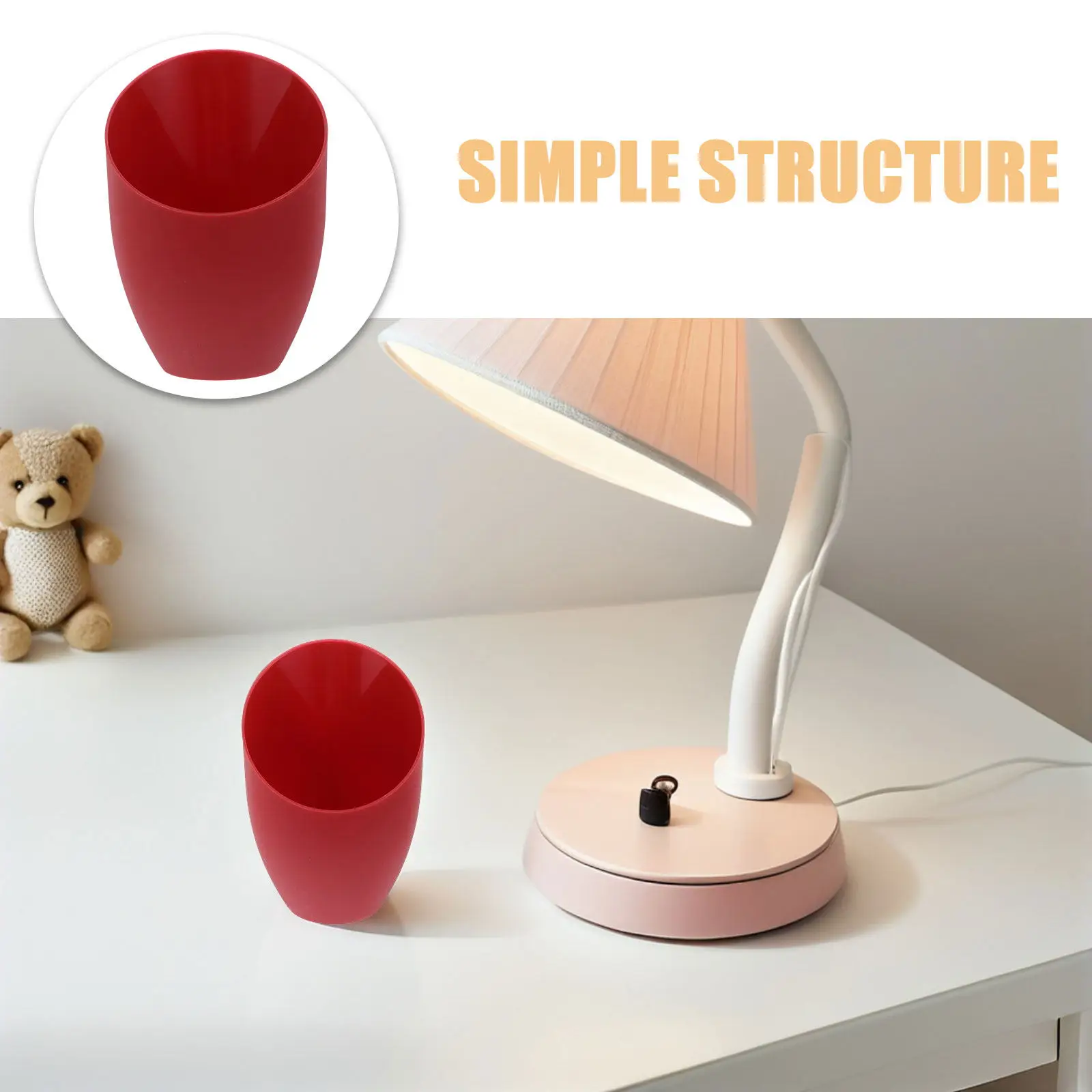 2Pcs Plastic Horseshoe Lamp Shade 5.12 Inch Slanted Circular Pendant Lampshade for Ambient Lighting Decorative Hanging Lampshade