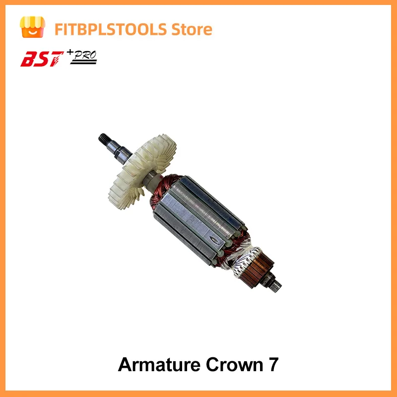 Rotor/armadura adequado para rebarbadora Crown 7 POLEGADAS AC220V-240V