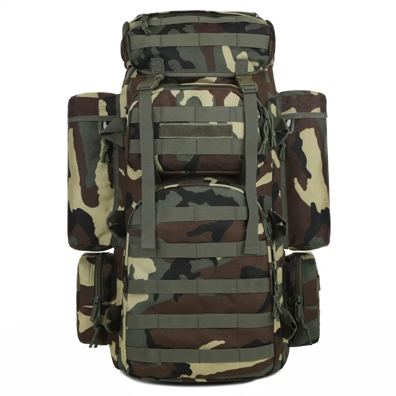 Waterproof Wear-resistant Tactical Backpack, Outdoor Hiking Mountaineering Rucksack, Daypack for Camping and Travel