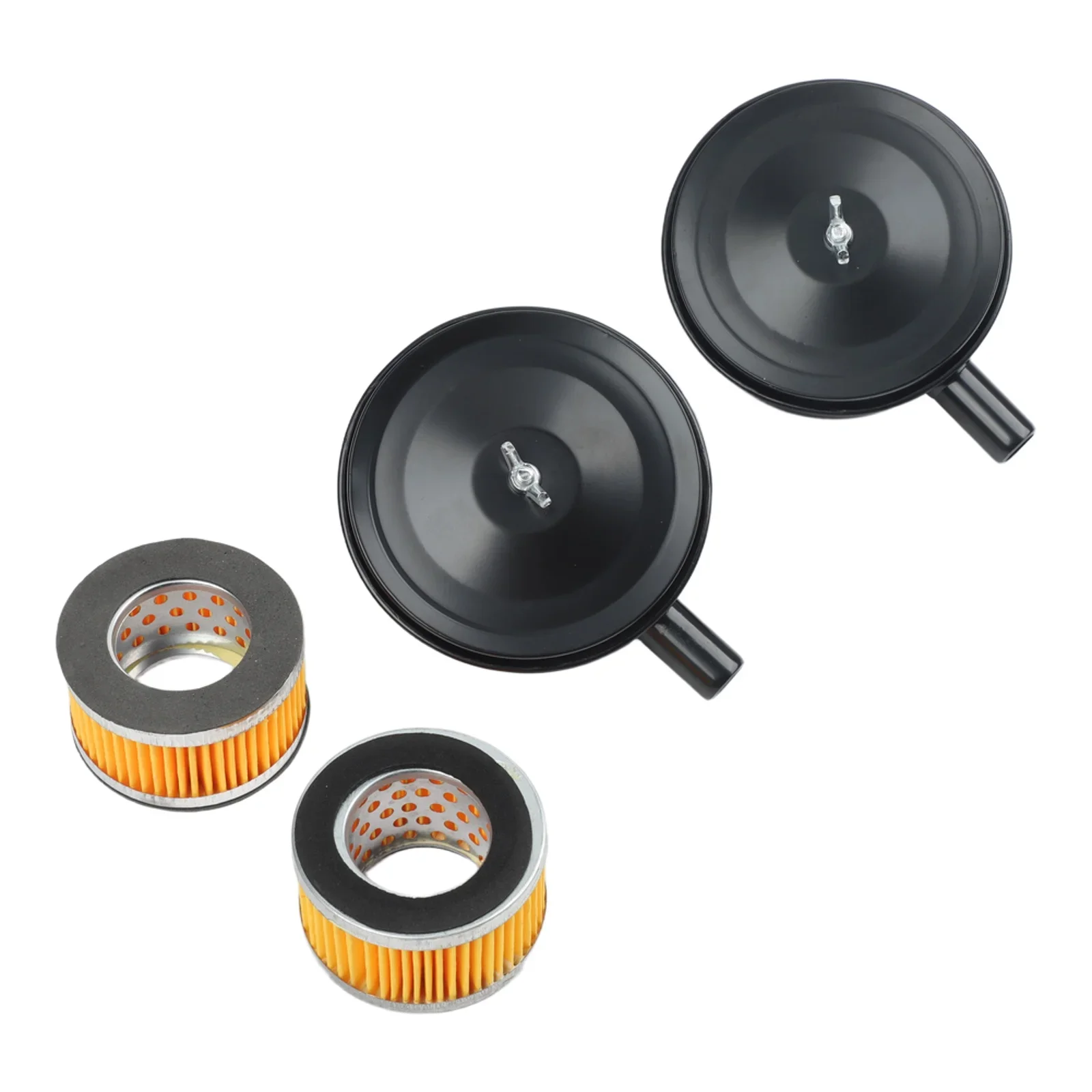 Accessory Set Compressor Muffler Workshop Air Tool Service Extends Pump Life Metal And Paper Elements Efficient Air Cleaning