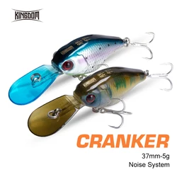 Kingdom Crankbaits Fishing Lures 5g 37mm Slow Sinking Minnow Swing Small Cranks Artifical Baits Hard Wobblers For Bass Trout