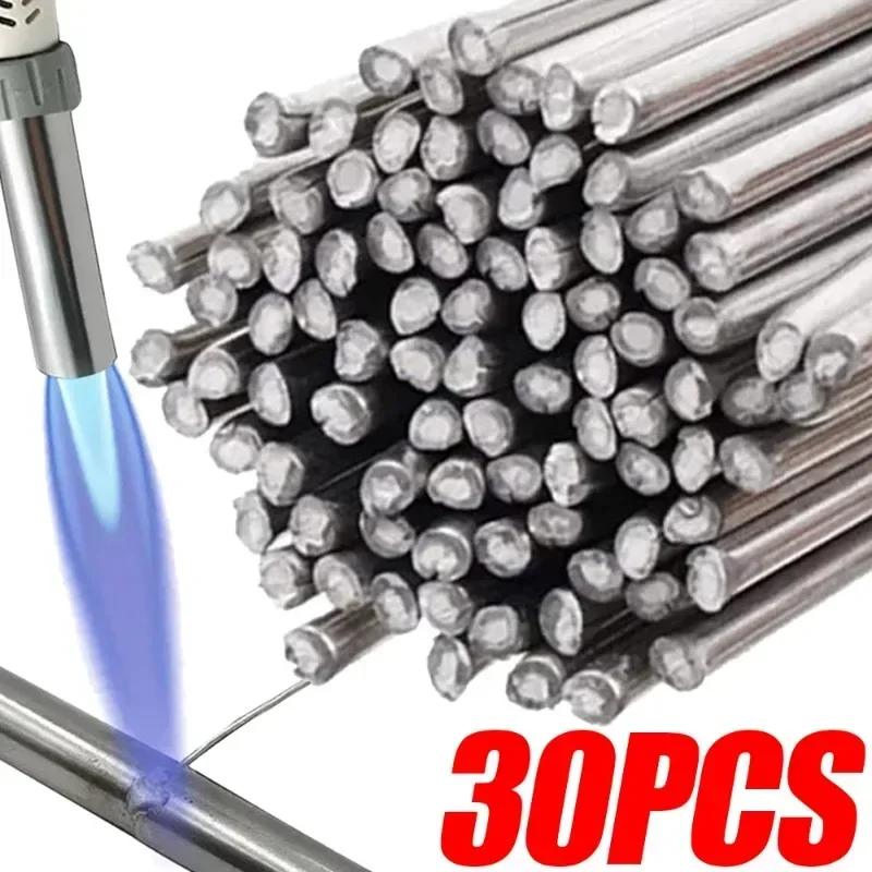 10-30Pcs Welding Rods Low Temperature Easy Melt Universal Copper Aluminum Cored Wire Solder Repairing Agent Kits Soldering Tools