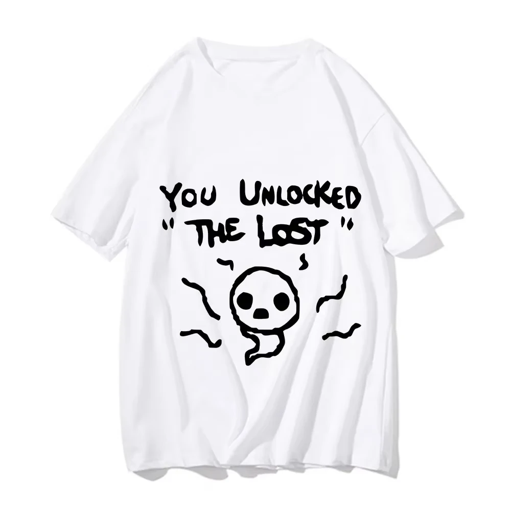 Isaac Print T-shirt for Men /Woaen Casual Fashion Summer Cotton Short Sleeve Cartoon Casual Oversized Clothing for Men and Women