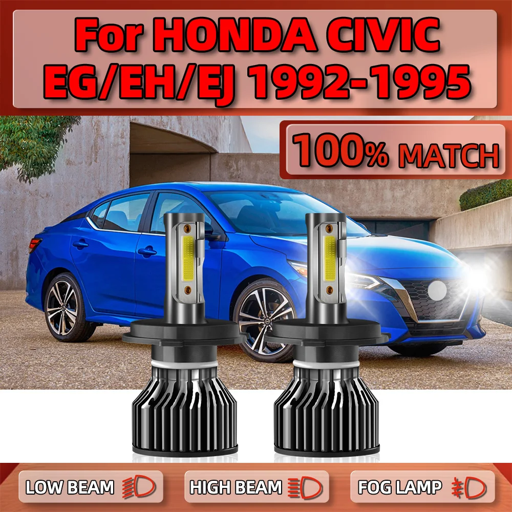 

Car Light 20000LM 120W Canbus LED Headlight Bulbs 12V 6000K White Auto Lamps For HONDA CIVIC EG/EH/EJ 1992 1993 1994 1995