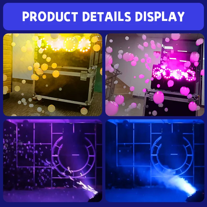CH 3000W Fog And Bubble Machine For Party Stage,LED Fog Bubble Machine