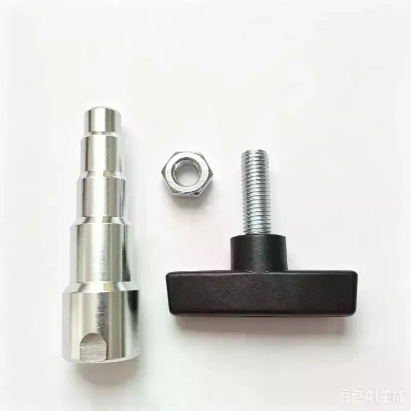 T Handle Aluminum Plastic Pipe Rounder Non Slip 45 Steel Handle Wear Resistant Plumbing Tool for Bathroom Pipe Maintenance