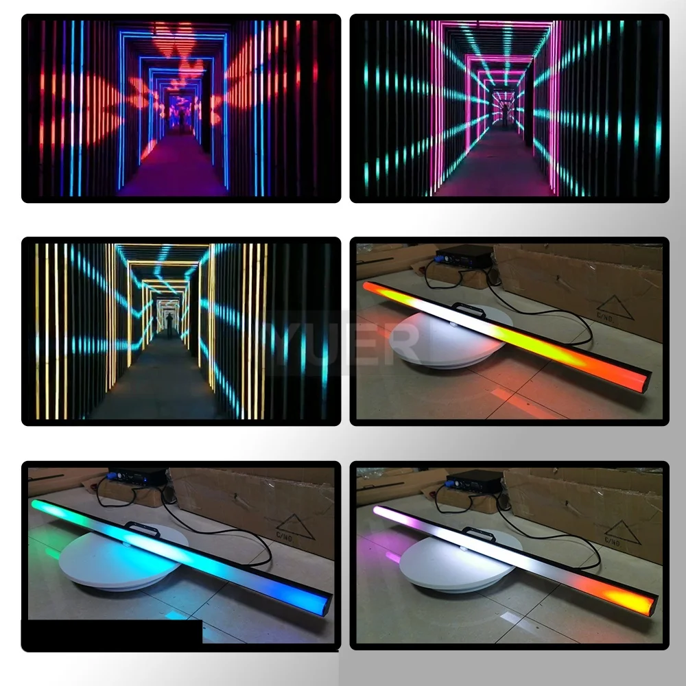 8PCS/16PCS + 3IN1controller 40X0.5W Led DJ Disco Digital Tube Pixel Tube in Full Colour For Party Bar Stage Club Effect Dmx 512